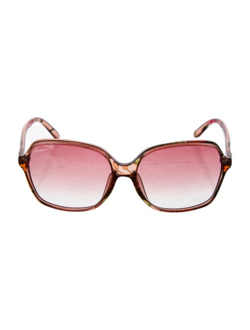 Gucci Interlocking G Logo Square Sunglasses