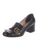 Gucci Double G Logo Leather Pumps