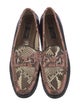Gucci Horsebit Accent Snakeskin Loafers