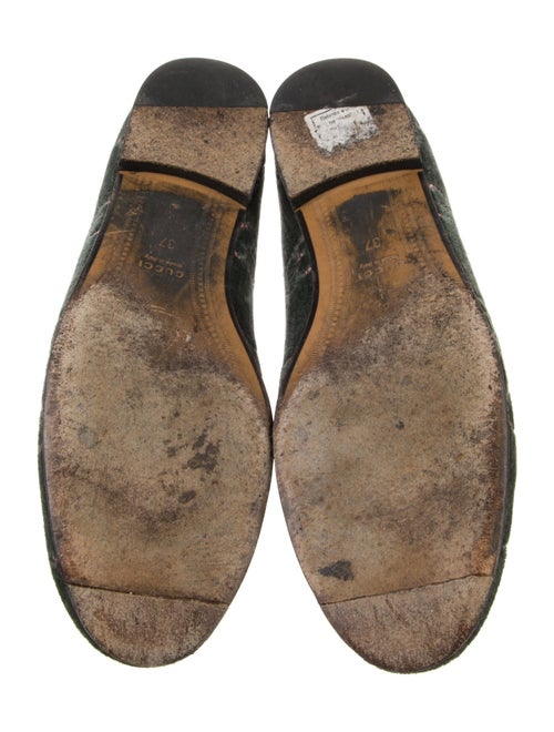 Gucci GG Supreme Velvet Loafers