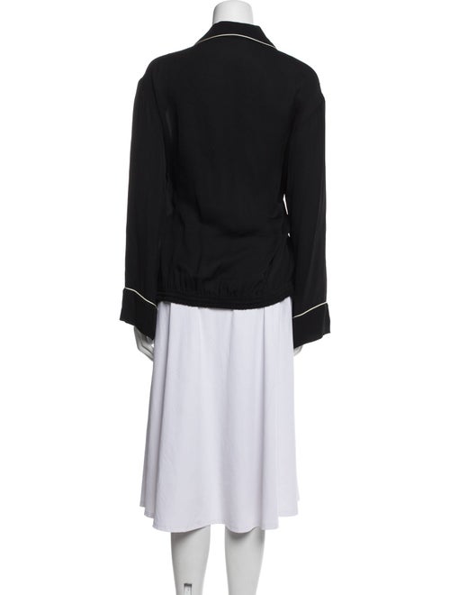 Gucci 2018 Long Sleeve Button-Up Top