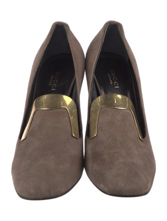 Gucci Suede Pumps