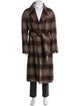 Gucci Tweed Pattern Wool Overcoat