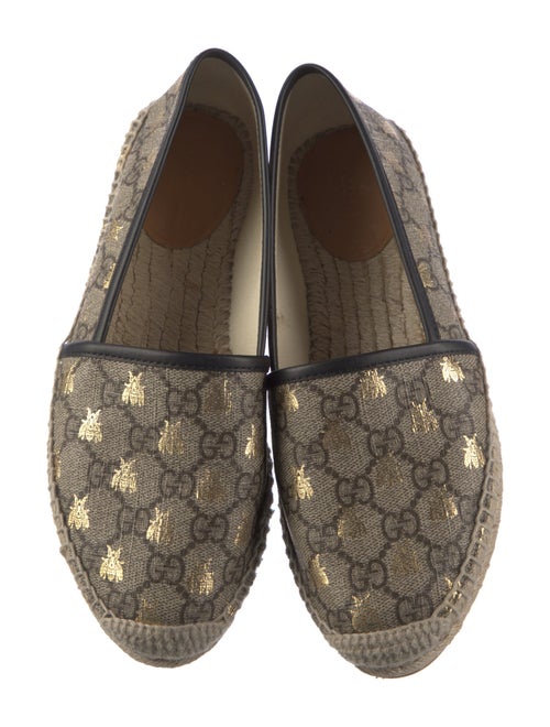 Gucci GG Supreme Leather Trim Embellishment Sneakers