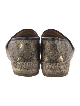 Gucci GG Supreme Leather Trim Embellishment Sneakers