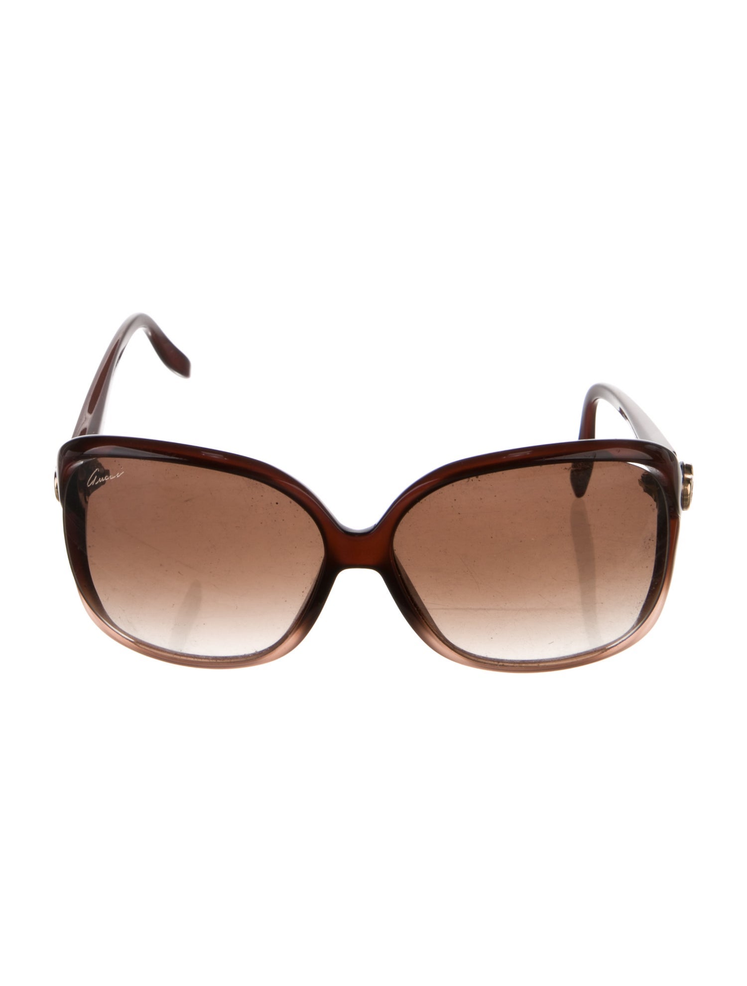 Gucci Web Accent Oversize Sunglasses