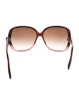 Gucci Web Accent Oversize Sunglasses