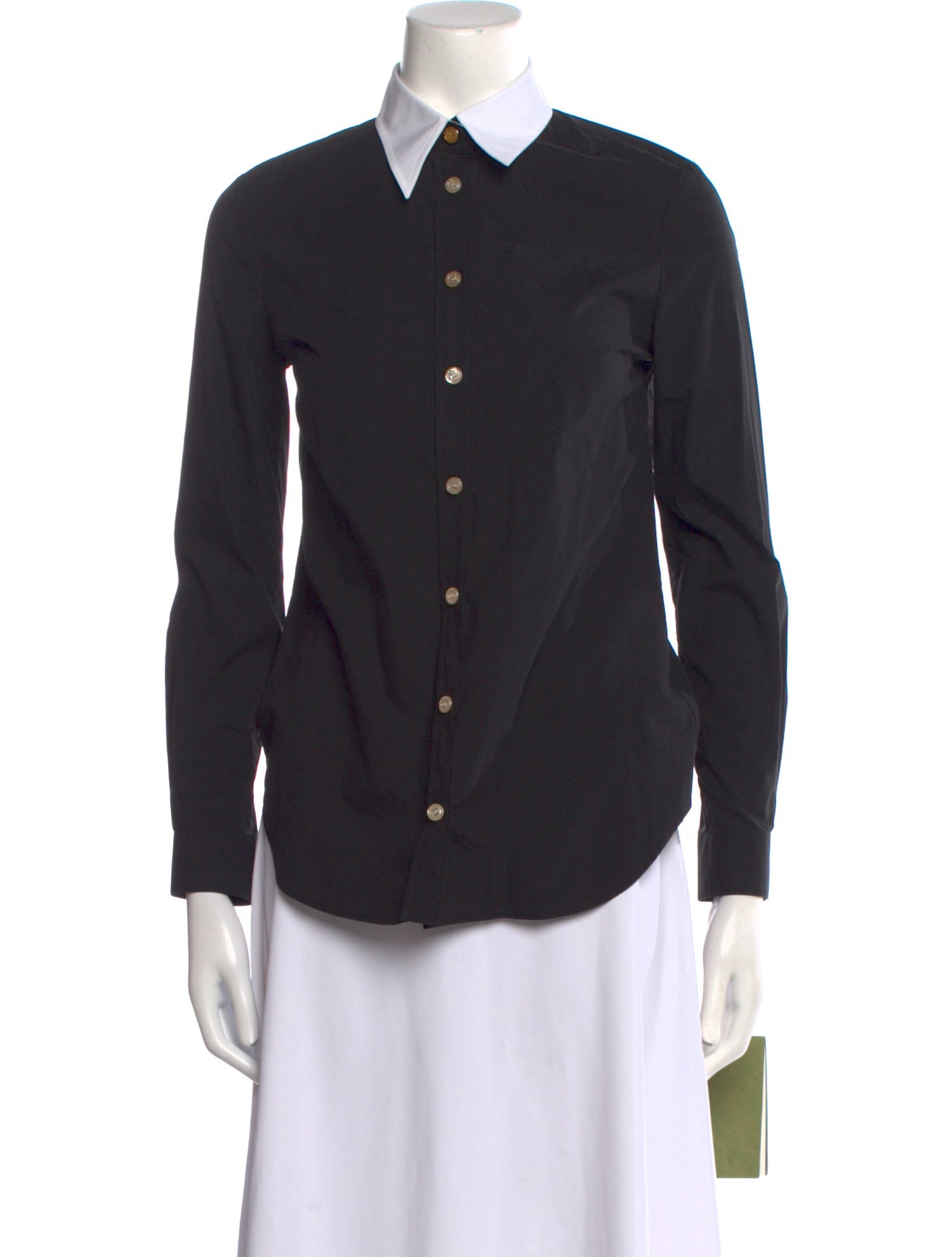 Gucci 2022 Long Sleeve Button-Up Top