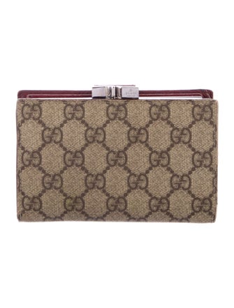 Gucci GG Supreme French Purse GG Supreme French Purse