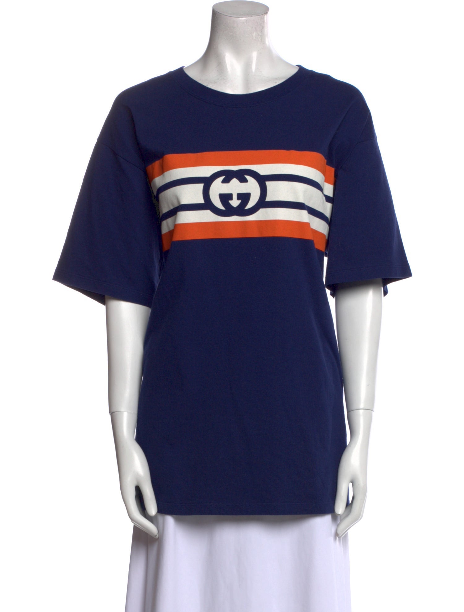 Gucci Graphic Print Crew Neck T-Shirt