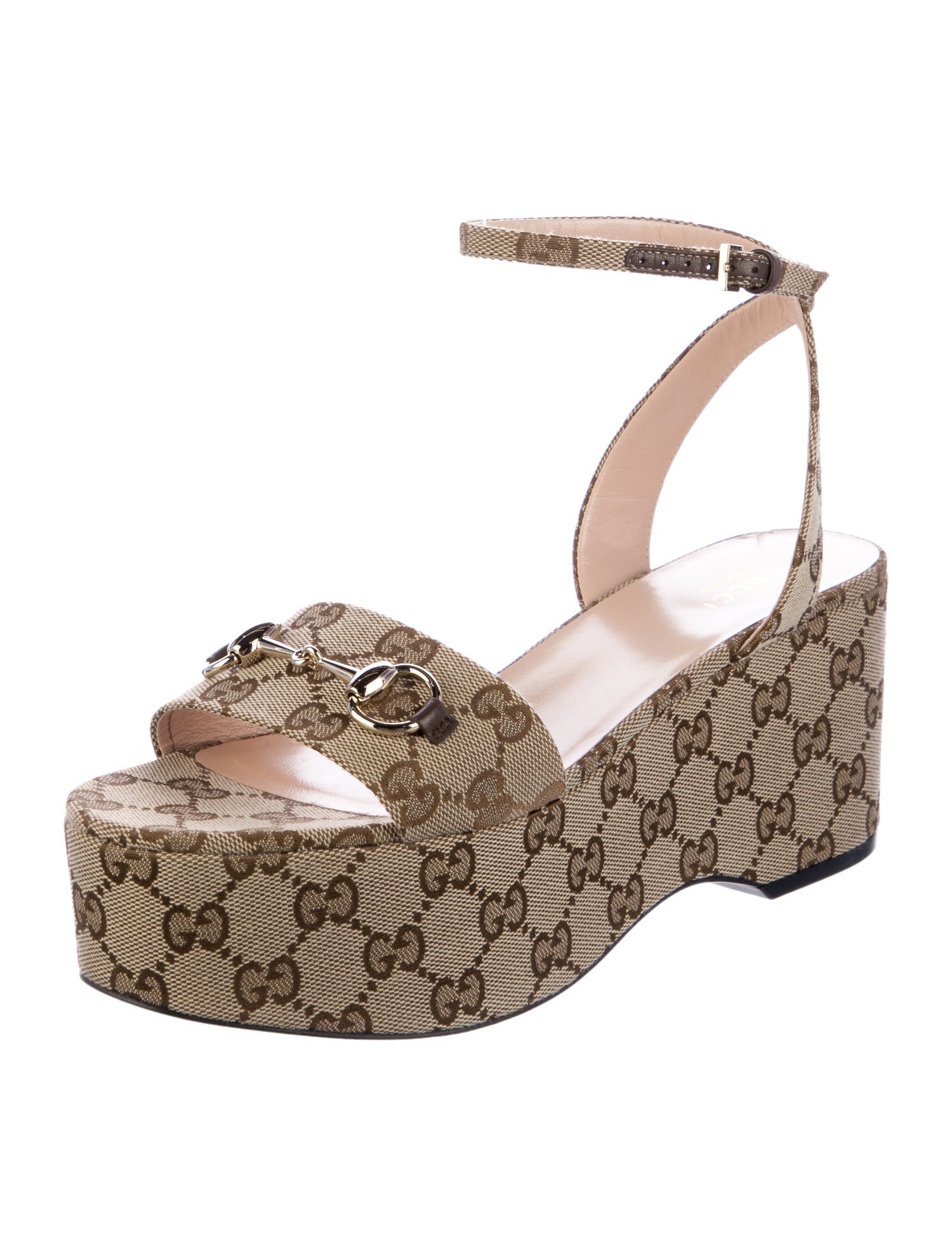 Gucci GG Canvas Canvas Sandals