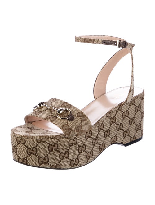 Gucci GG Canvas Canvas Sandals