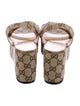 Gucci GG Canvas Canvas Sandals