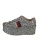 Gucci Sylvie Web Accent Glitter Sneakers