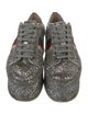 Gucci Sylvie Web Accent Glitter Sneakers