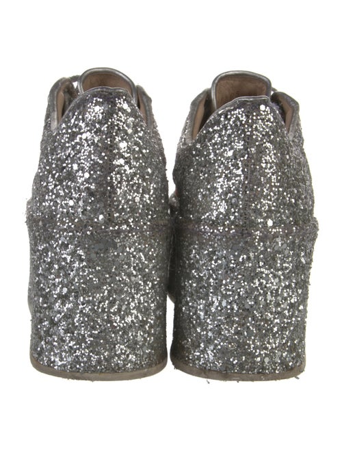 Gucci Sylvie Web Accent Glitter Sneakers