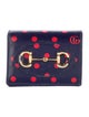 Gucci 1955 Horsebit Accent Calfskin Compact Wallet