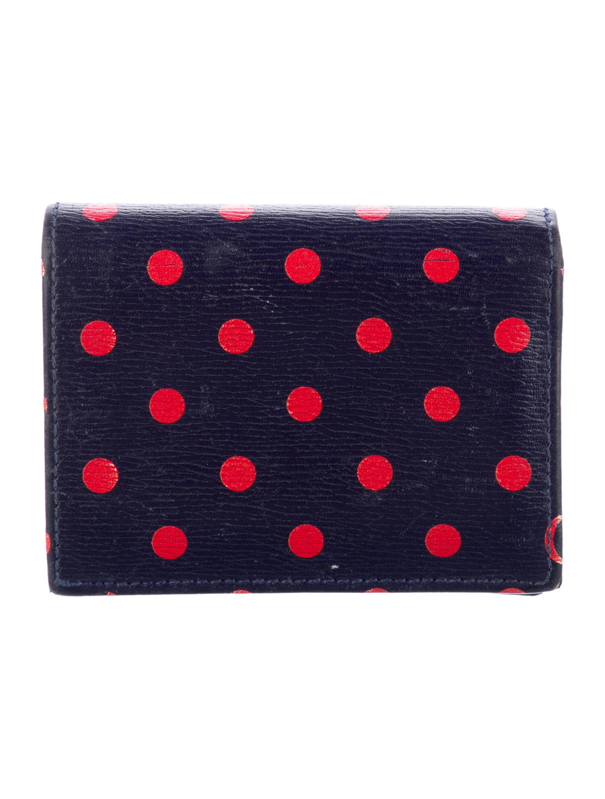 Gucci 1955 Horsebit Accent Calfskin Compact Wallet