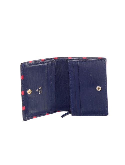 Gucci 1955 Horsebit Accent Calfskin Compact Wallet