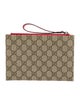 Gucci GG Supreme Bow Wristlet