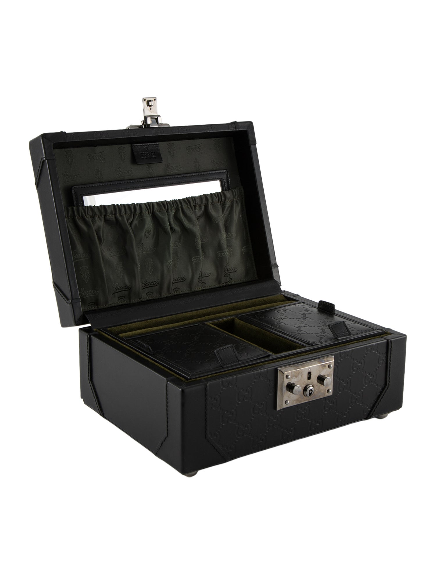 Gucci Leather Supreme Jewelry Box