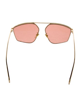 Gucci Interlocking G Logo Square Sunglasses