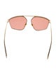 Gucci Interlocking G Logo Square Sunglasses