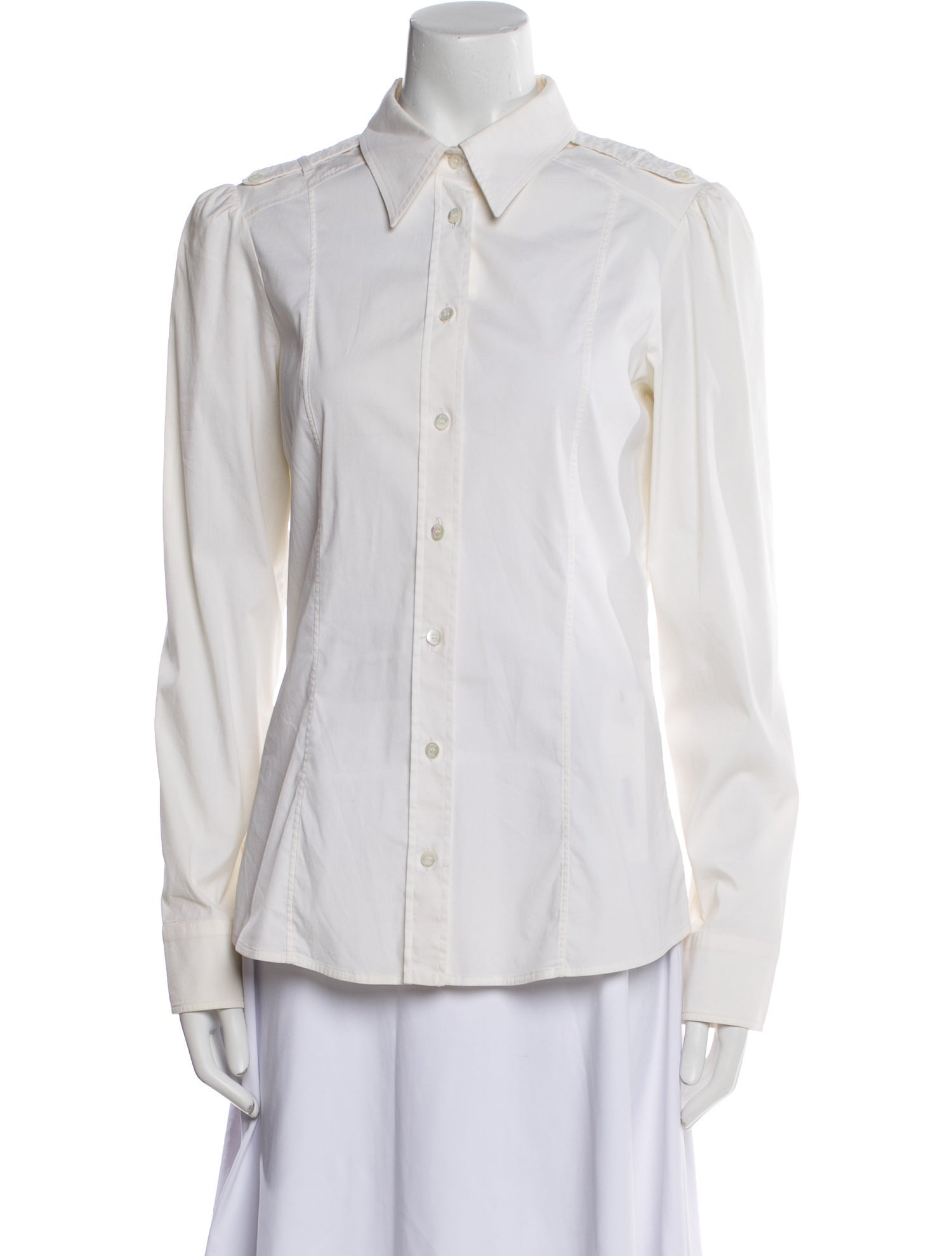 Gucci 2006 Long Sleeve Button-Up Top