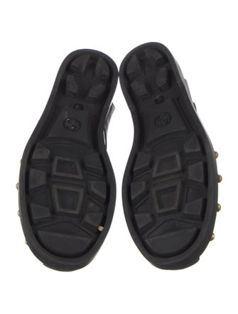 Gucci Double G Logo Rubber Gladiator Sandals
