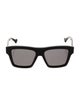 Gucci Interlocking G Logo Square Sunglasses