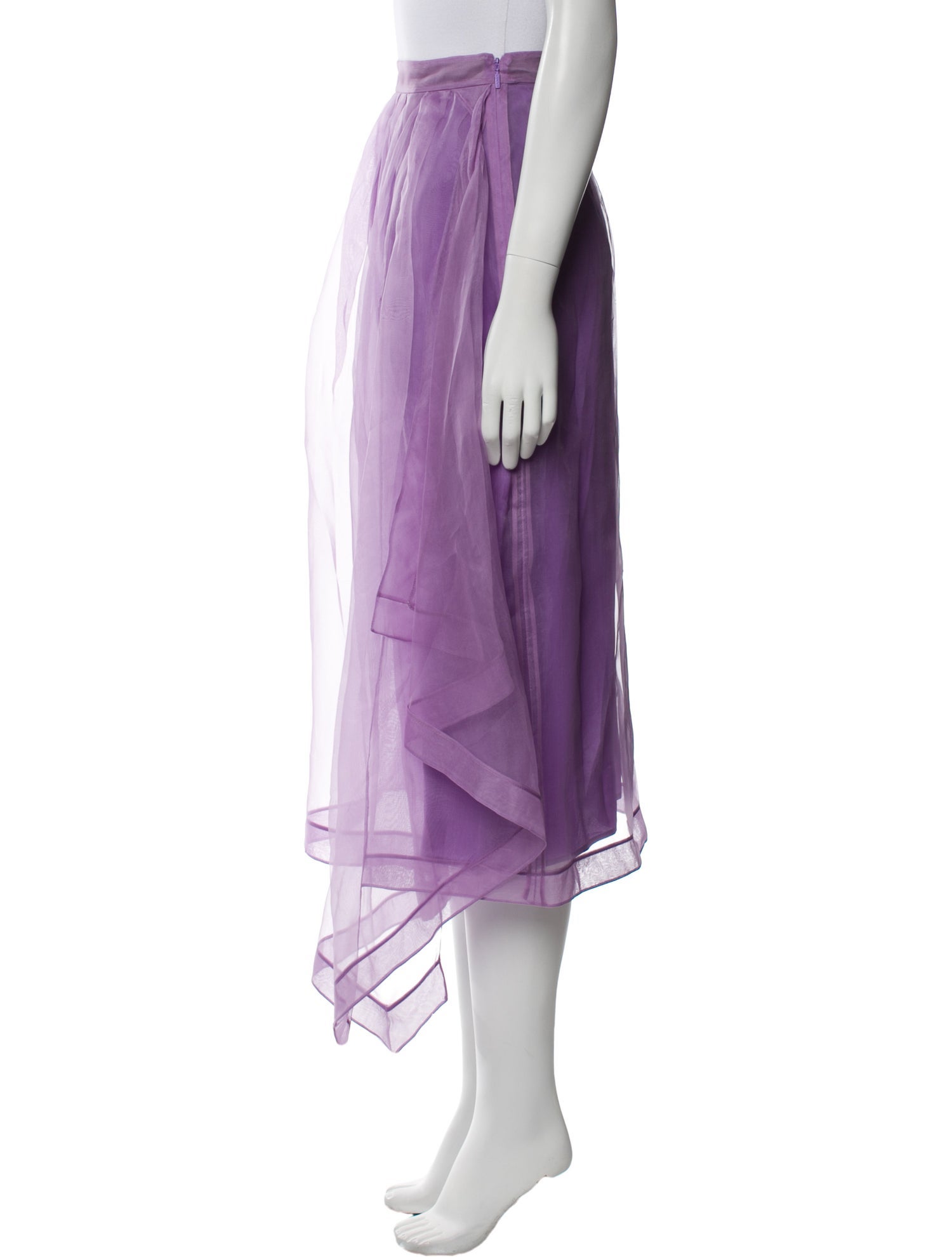 Gucci Silk Midi Length Skirt