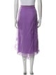 Gucci Silk Midi Length Skirt