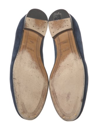 Gucci Horsebit Accent Suede Loafers