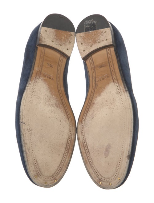 Gucci Horsebit Accent Suede Loafers