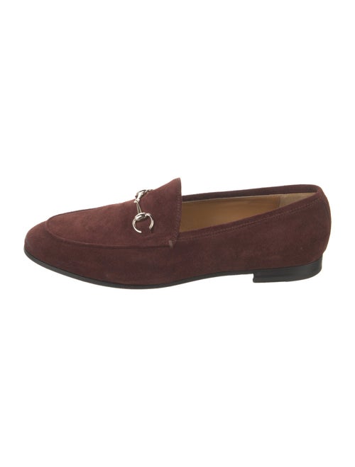 Gucci 1955 Horsebit Accent Suede Loafers