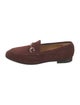 Gucci 1955 Horsebit Accent Suede Loafers