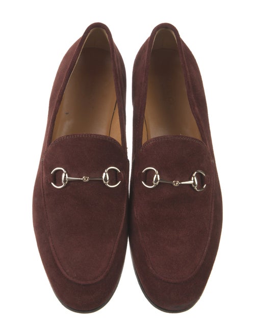 Gucci 1955 Horsebit Accent Suede Loafers