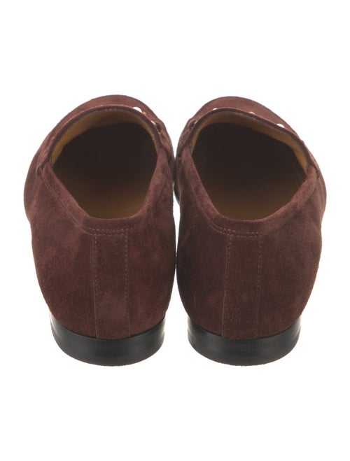 Gucci 1955 Horsebit Accent Suede Loafers