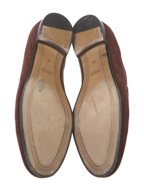 Gucci 1955 Horsebit Accent Suede Loafers