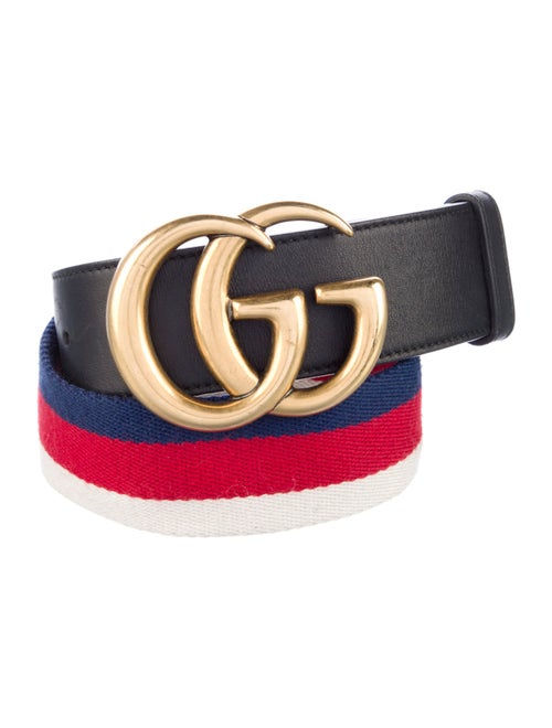 Gucci Double G Logo Wide Belt