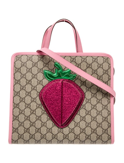 Gucci 3D Strawberry Tote Bag