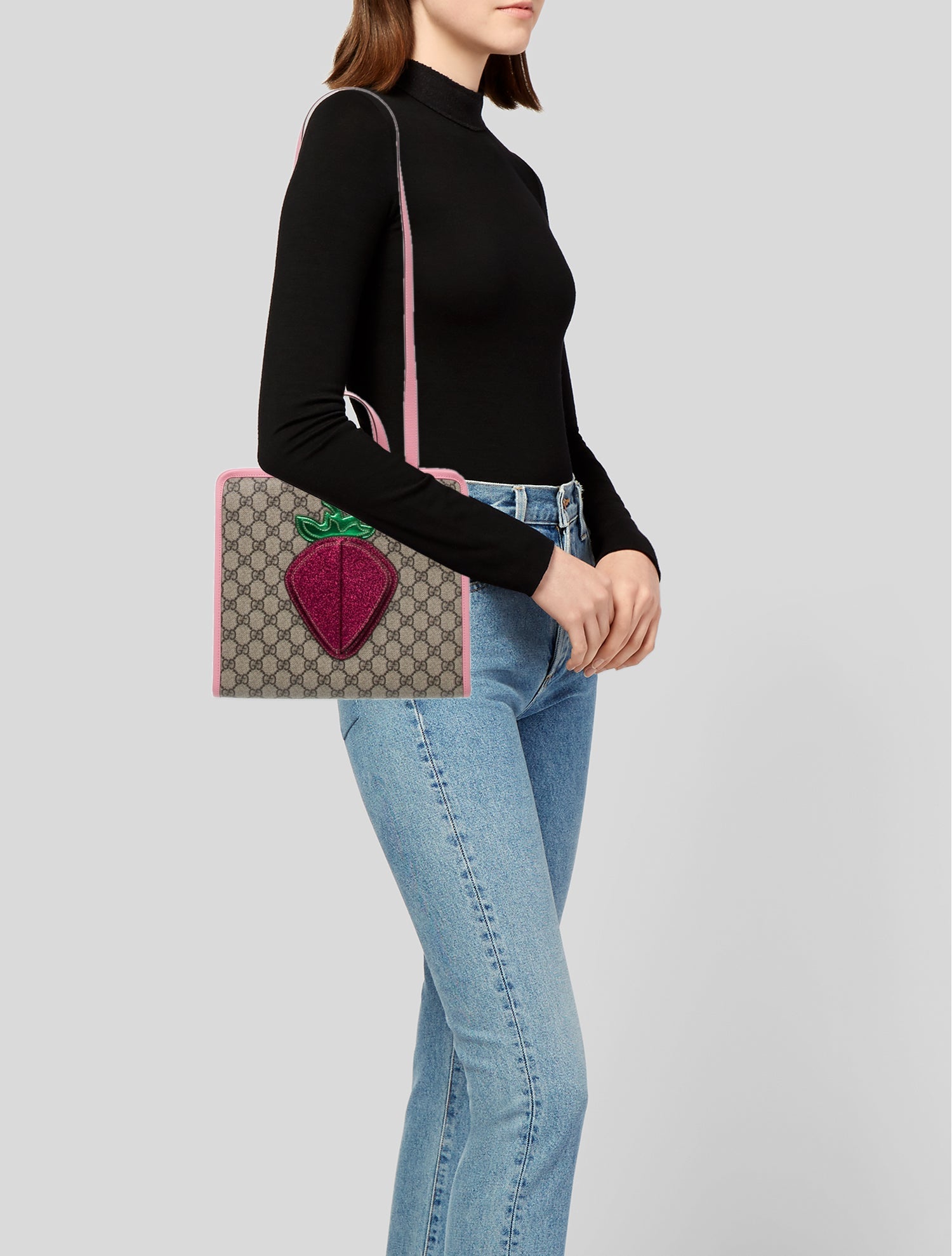 Gucci 3D Strawberry Tote Bag