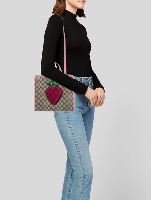 Gucci 3D Strawberry Tote Bag