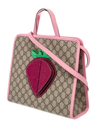 Gucci 3D Strawberry Tote Bag