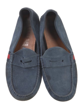 Gucci Suede Striped Drivers