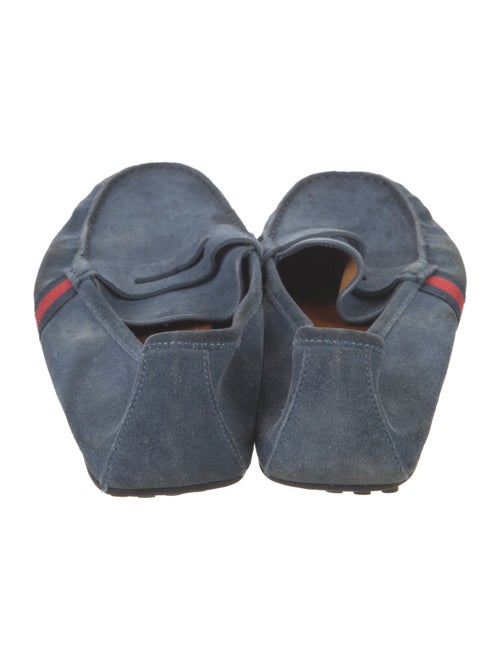 Gucci Suede Striped Drivers