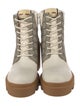 Gucci GG Supreme Lace-Up Boots