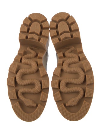 Gucci GG Supreme Lace-Up Boots