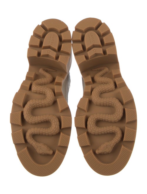 Gucci GG Supreme Lace-Up Boots