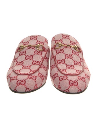 Gucci GG Canvas Canvas Mules